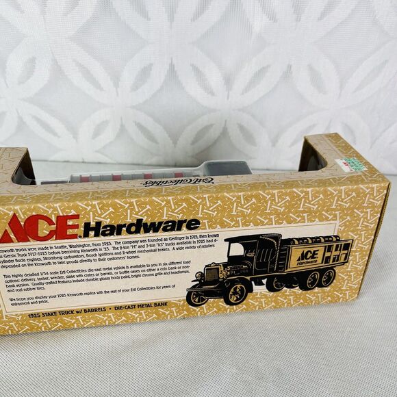 ERTL 1925 Ace Hardware Stake Truck w/Barrels 9th Edition 1:34 Scale Die-cast - Picture 8 of 11